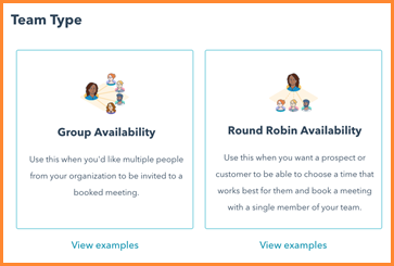 HubSpot Meetings: Group & Round Robin Options
