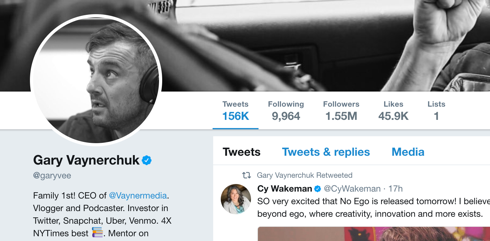 Gary Vaynerchuk Twitter
