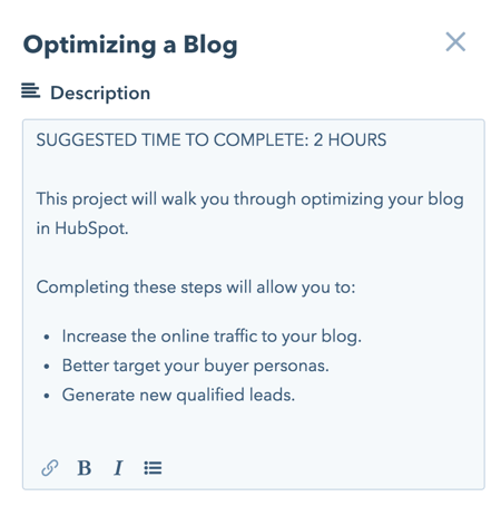 HubSpot Projects: Optimizing a Blog Post