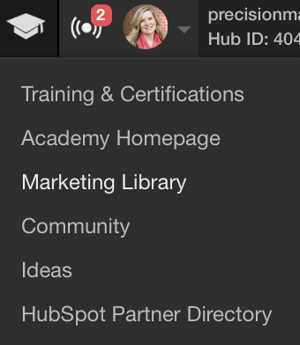 HubSpot Resources: Marketing Library